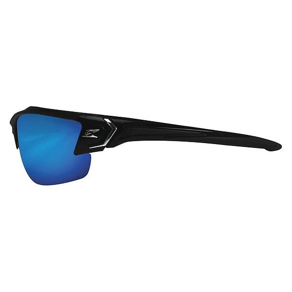 Polarized Safety Glasses, Traditional Aqua Precision Blue Mirror Polycarbonate Lens