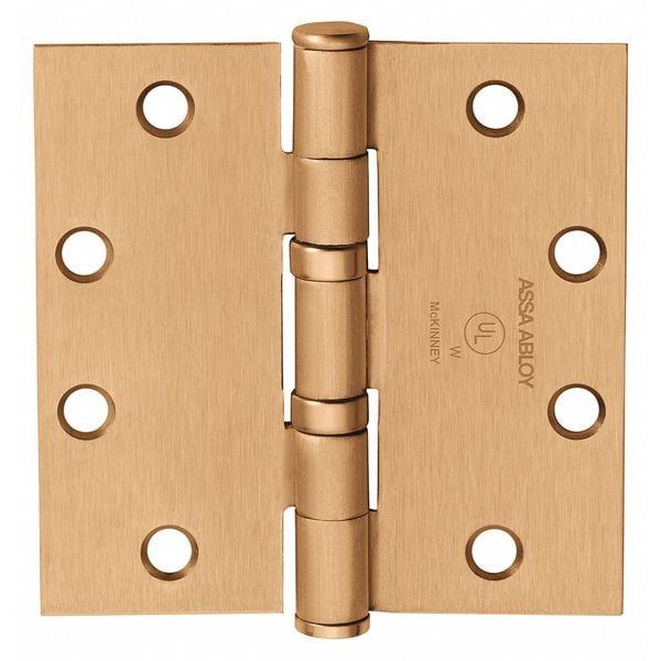 3 1/2 in W x Satin Bronze Five Knuckle Hinge