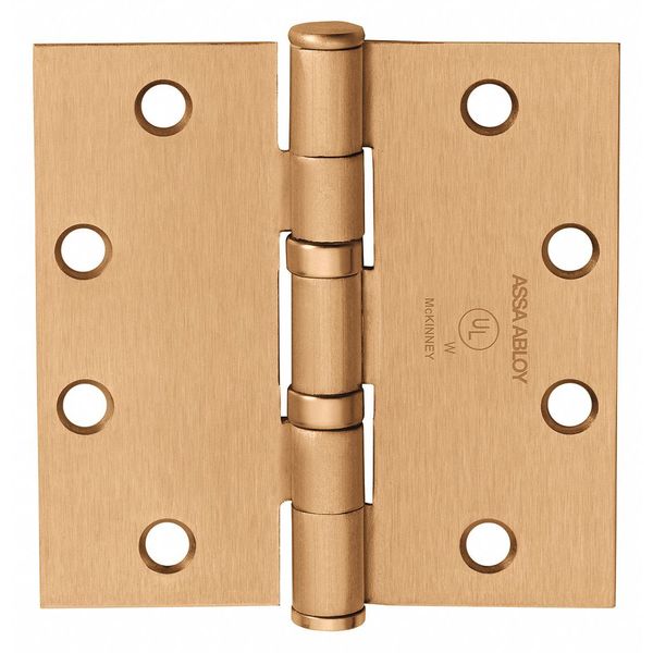 4 in W x Satin Bronze Five Knuckle Hinge