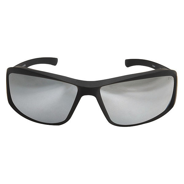 Safety Glasses, Traditional Silver Mirror Polycarbonate Lens, Scratch-Resistant
