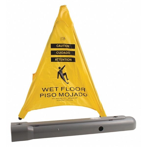 Flexible Safety Cone, Yellow, 3