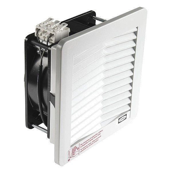 Standard Square Axial Fan, 115V AC, 1 Phase, 50 cfm, 4 21/32 in W.