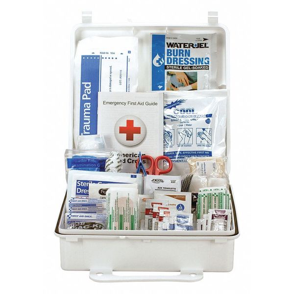 First Aid Kit, Plastic, 50 Person