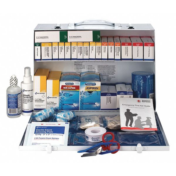 First Aid Kit, Metal, 150 Person