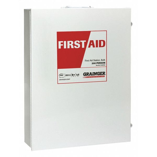 First Aid Cabinet, Metal, 200 Person