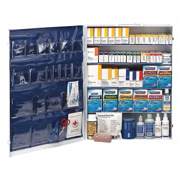 First Aid Cabinet, Metal, 200 Person