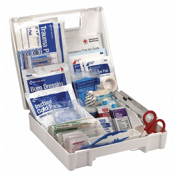 First Aid Kit, Plastic, 25 Person