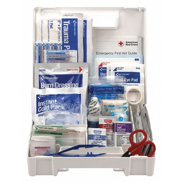 First Aid Kit, Plastic, 25 Person