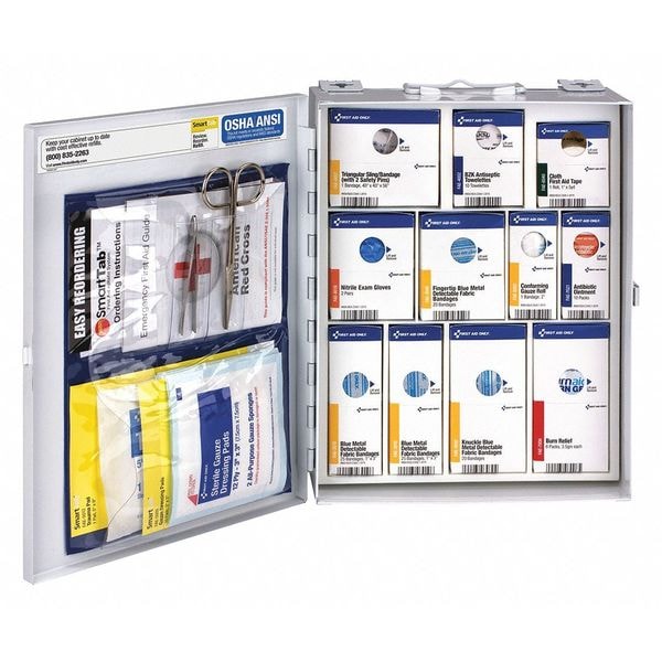 First Aid Cabinet, Metal, 25 Person