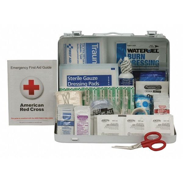 First Aid Kit, Metal, 25 Person