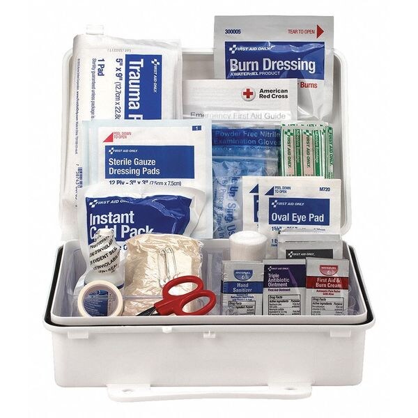 First Aid Kit, Plastic, 25 Person