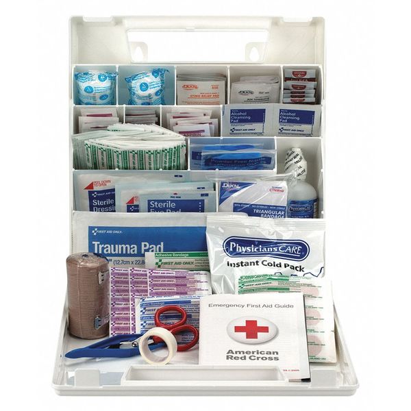 First Aid Kit, Plastic, 50 Person