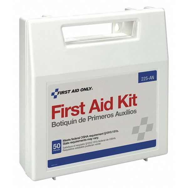 First Aid Kit, Plastic, 50 Person