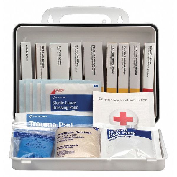 First Aid Kit, Plastic, 25 Person