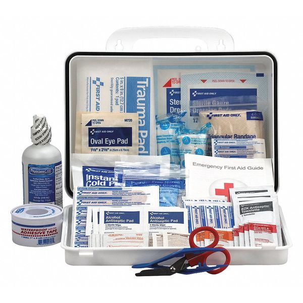 First Aid Kit, Plastic, 25 Person