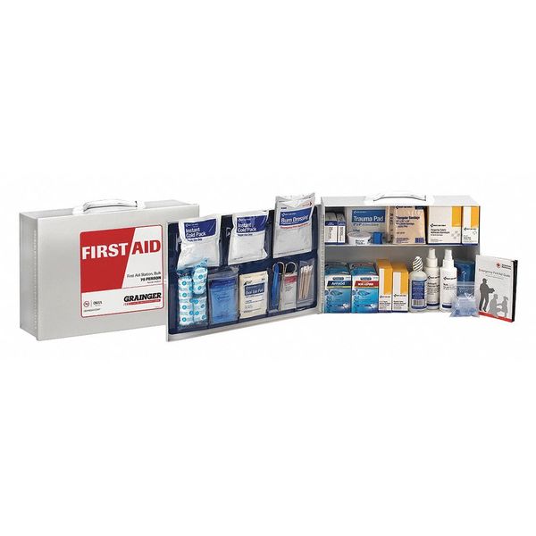First Aid Cabinet, Metal, 75 Person