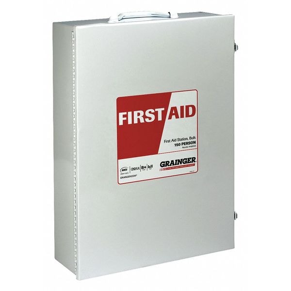 First Aid Cabinet, Metal, 150 Person
