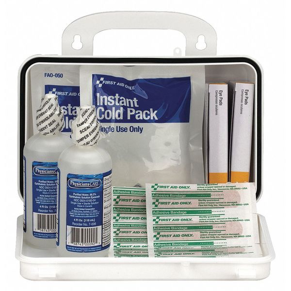 First Aid Kit, Plastic, 5 Person
