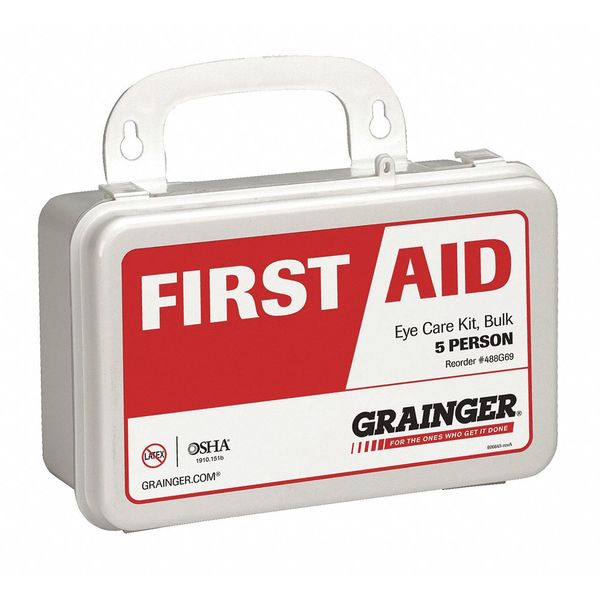 First Aid Kit, Plastic, 5 Person