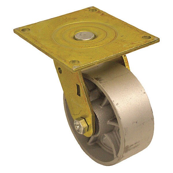 Standard Plate Caster, Swivel, 1000 lb.