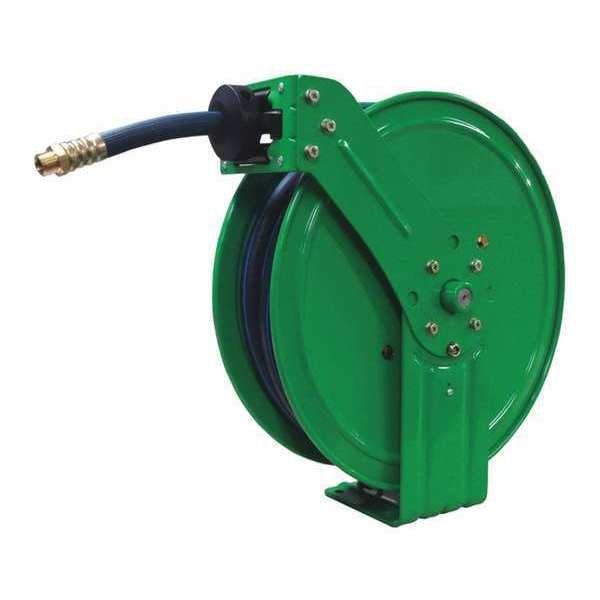 Spring Return Hose Reel, 1/2 in Hose Dia., 35 ft Length, 300 psi