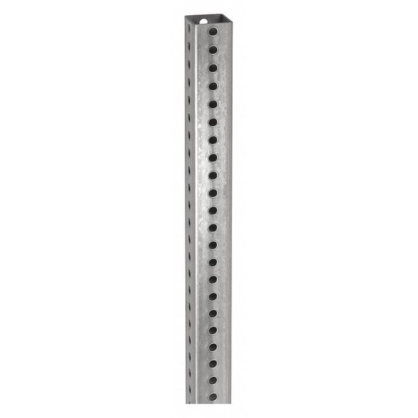 Sign Post, Silver, Steel, 12 ft L