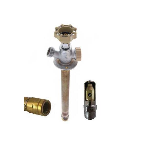 Frost Proof Sillcock, MNPT or FNPT, 12in.L