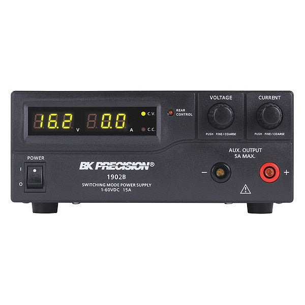 DC Power Supply, 0 to 15A, 1 to 60V