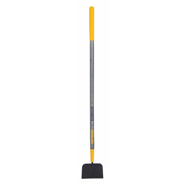 Ice Scraper, 7 in Blade W, Wood, 48 in Handle L, Straight, 5 in Blade H, Steel
