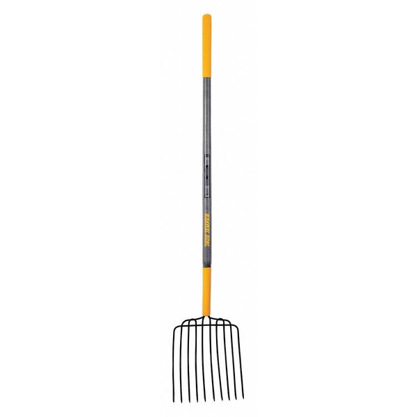 Ensilage Fork, 10 Tines, Wood Handle