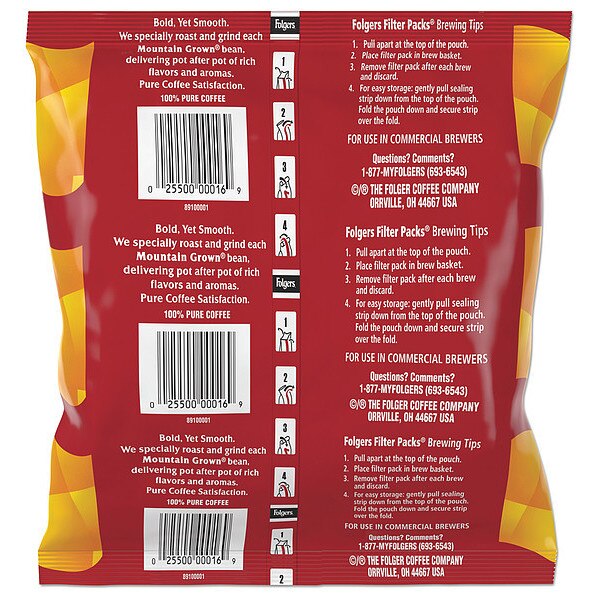 Coffee, Black Silk, 1.4 oz., Packet, PK40