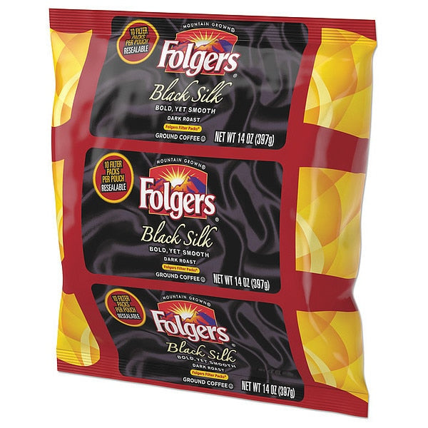 Coffee, Black Silk, 1.4 oz., Packet, PK40