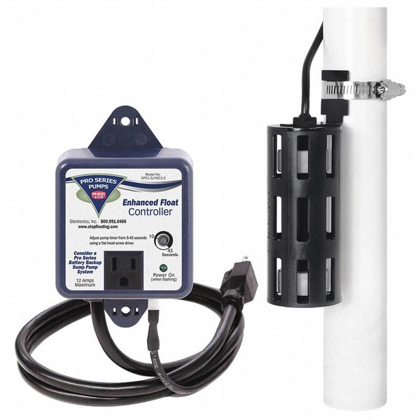 NO Caged Dual Micro-reed Float Switch 115VAC