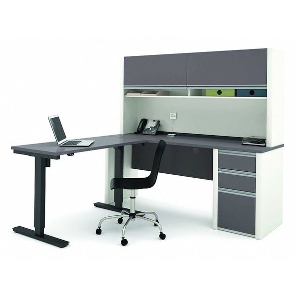 L Shaped Desk, 70.9