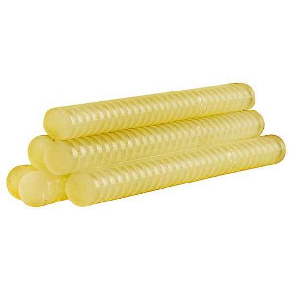 Hot Melt Adhesive, Tan, 5/8 in Diameter, 10 sec Begins to Harden