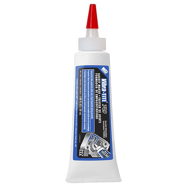 Anaerobic Gasket Sealant, 50 mL, Blue, Temp Range -65 to 300 Degrees F