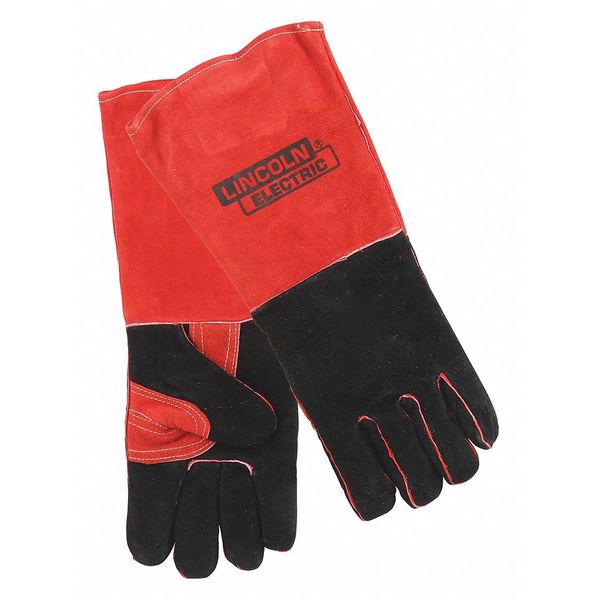 MIG/Stick Welding Gloves, Cowhide Palm, L, PR