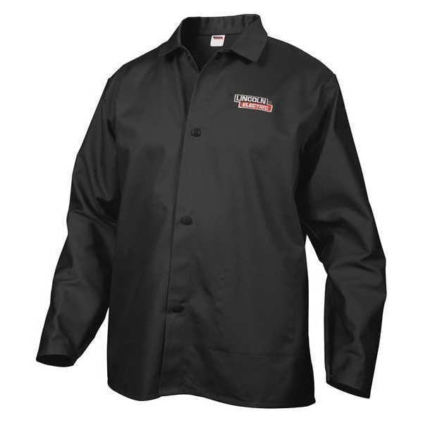 Welding Jacket, Black, L, 33 in. L