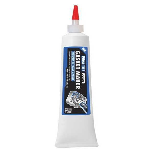 Anaerobic Gasket Sealant, 250 mL, Red, Temp Range -65 to 300 Degrees F