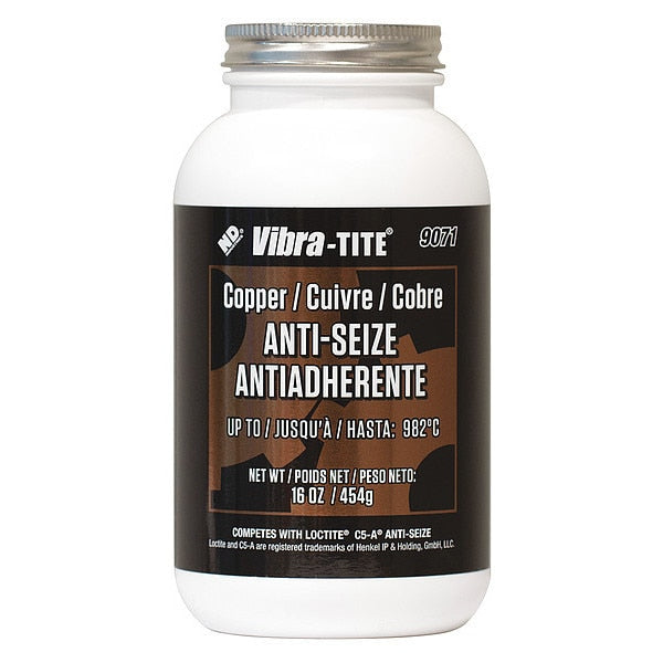 Anti Seize Compound, Jar, 16 oz., Copper
