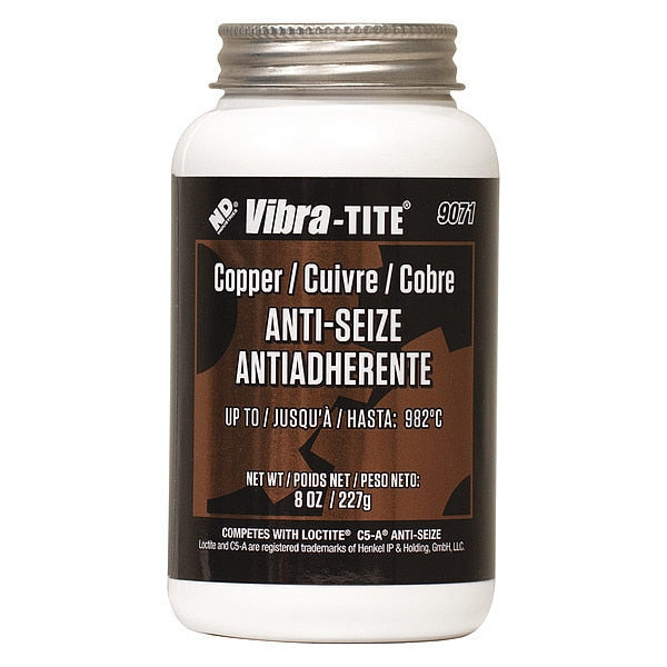 Anti Seize Compound, Jar, 8 oz., Copper