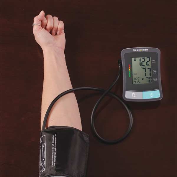 Blood Pressure Monitor, Arm, Blk, 0.89 lb.