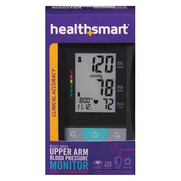 Blood Pressure Monitor, Arm, Blk, 0.94 lb.