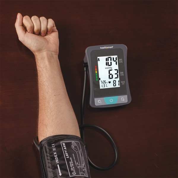 Blood Pressure Monitor, Arm, Blk, 0.94 lb.