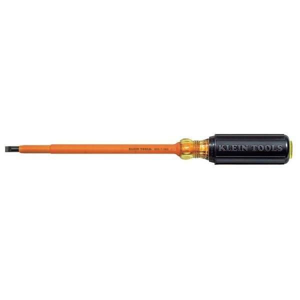 Insulated Slotted Screwdriver 1/4 in Round