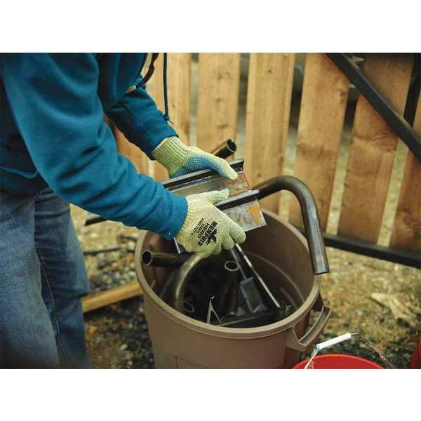 Cut Resistant Coated Gloves, A4 Cut Level, PVC, XL, 1 PR