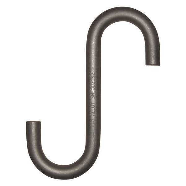 S Hook, 3/4 in., 1750 lb., Weld On