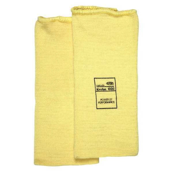 Cut Resistant Sleeve, 8 in. L, Yellow