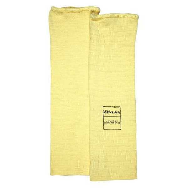 Cut Resistant Sleeve, 12 in. L, Yellow