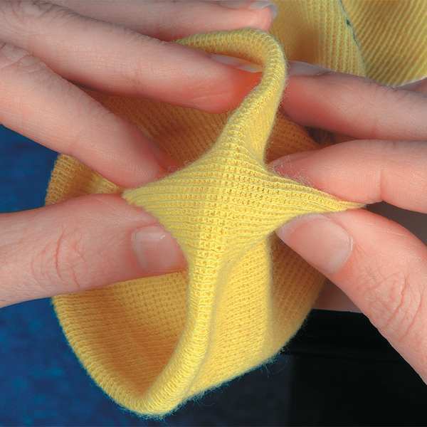 Cut Resistant Sleeve, 18 in. L, Yellow, Dry